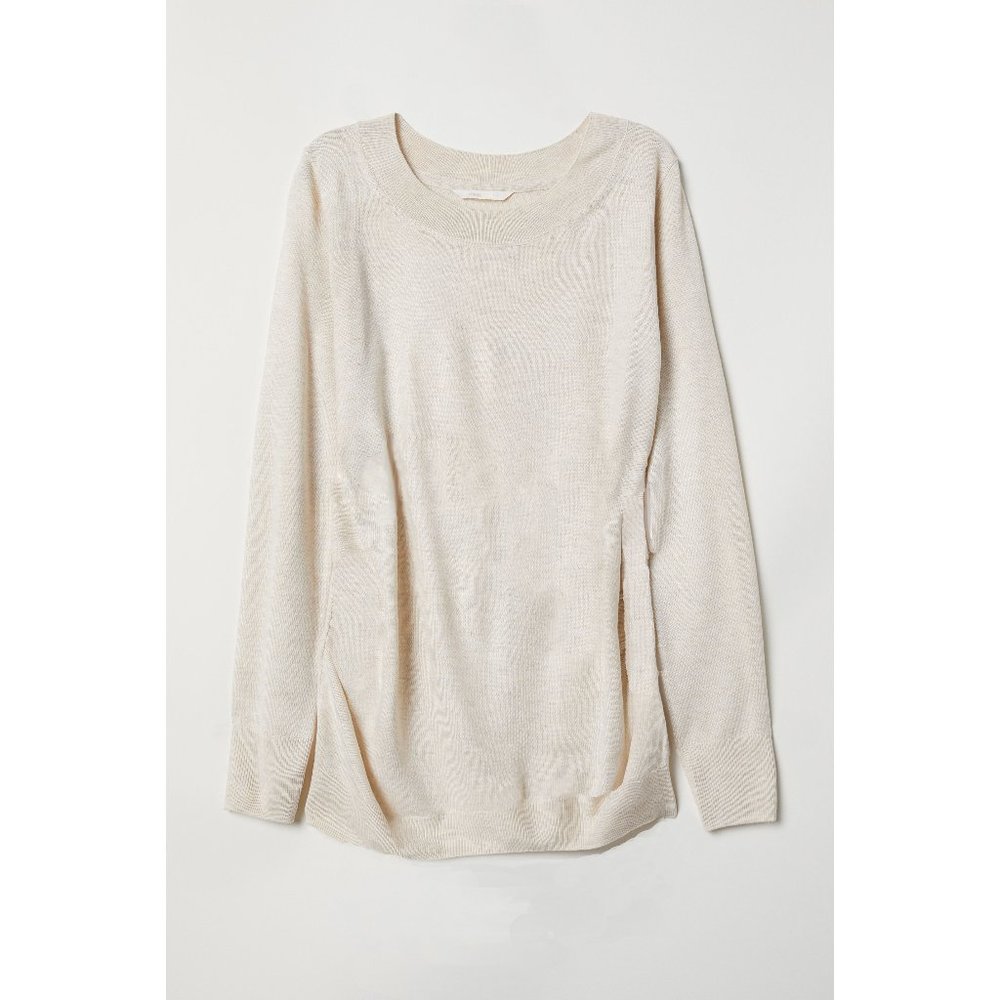 H&M beige light knit top